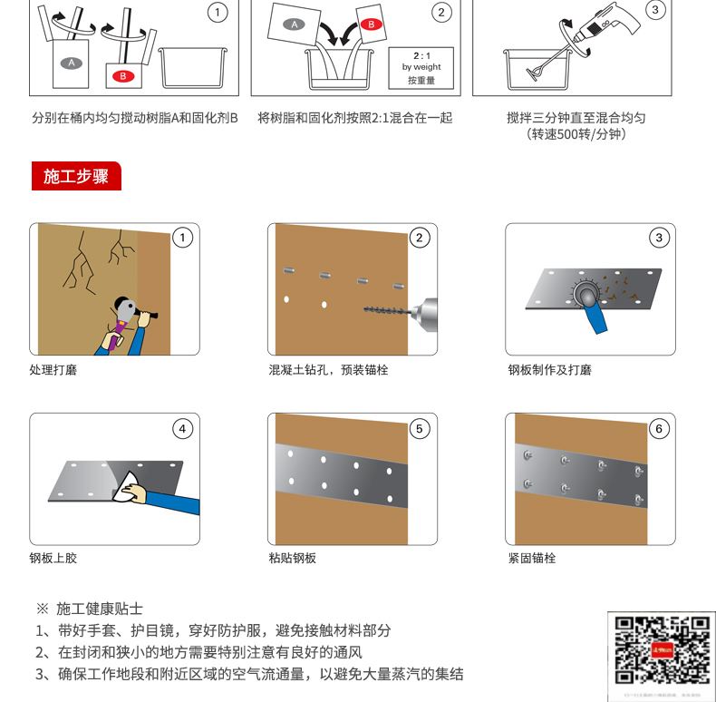 包钢兴宁粘钢加固施工过程